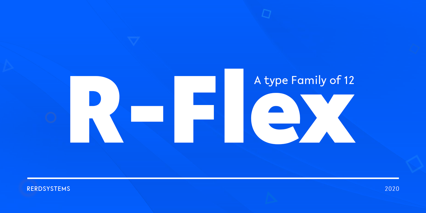 Przykład czcionki R-Flex
